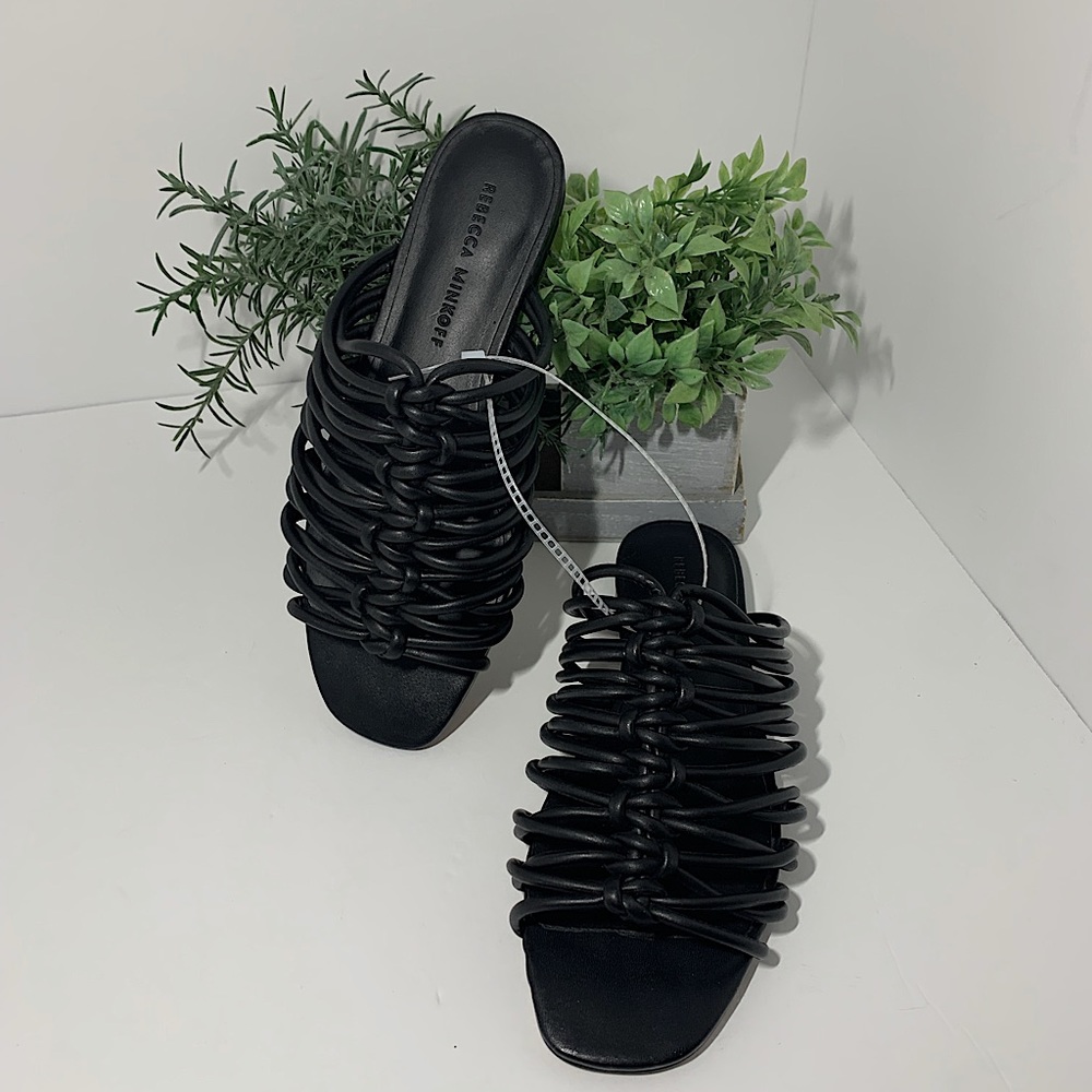 Rebecca Minkoff Maelynn Sandal Black Size 5.5 NWT